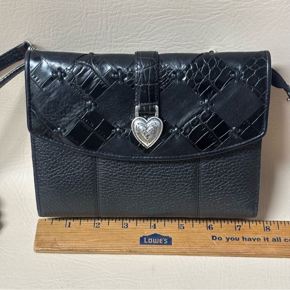 BRIGHTON Black Crossbody
Purse Foldout Wallet - Picture 9 of 9